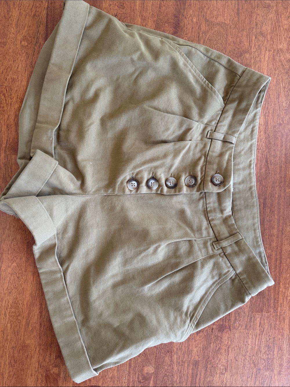 Sezane Wallace Shorts Safari Beige - Size 10
